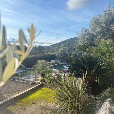 Sublime Villa Climatisee Avec Piscine Vue Mer Et Collines Le Plan-de-la-Tour Exteriér fotografie